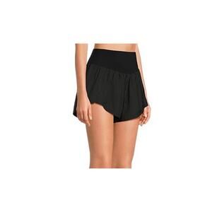 Free People FP Movement Carpe Diem High Waist Shorts In Black Size XS